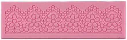 Lovely Pink Lace Silicone Mold Cake Decoration Tool for Fondant Cake Cupcake