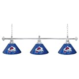 NHL Colorado Avalanche 60 Inch three-shade billiard Lamp