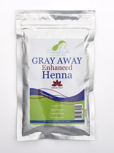 Treasured Locks Gray Away Enhanced Henna- Chestnut