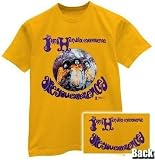  : Jimi Hendrix T-shirt 'Are You Experienced' mustard tee