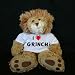 Search : Plush Stuffed Lion (Sighin' Lion) toy with I Love Grinch t-shirt