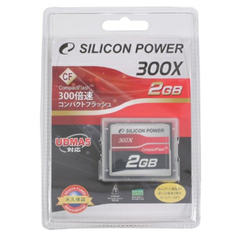 SILICONPOWER 300�{��CF�J�[�h 2GB  SP002GBCFC300V10