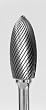 CARBIDE BUR GROBET MADE IN U.S.A. FLAME 5/16X3/4X1/4 STANDARD CUT