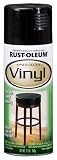 Rust-Oleum 1909830 Vinyl Spray, Black, 11-Ounce