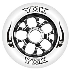 Yak Mechanic Wheel Black-White 100mm