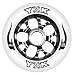 Yak Mechanic Wheel Black-White 100mm