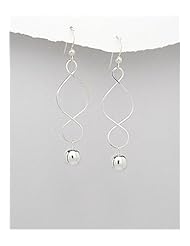 Ball Earrings In 92.5 Sterling Silver
