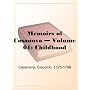Memoirs of Casanova  Volume 01: Childhood