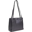 Derek Alexander Leather Complete Top Zip Shoulder w/ Organizer