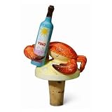 Sea Salt Land Crab Wine Cork Bottle Topper Stopper