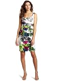 Suzi Chin Womens Sleeveless Sheath Dress
