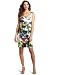 Suzi Chin Women's Sleeveless Sheath Dress, Carnation Multi, 2