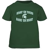 Michigan State Spartans Green Infant Start 'Em Young T-shirt