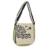 Search : Silly Yogi Free bird hemp bag-natural/green-one size