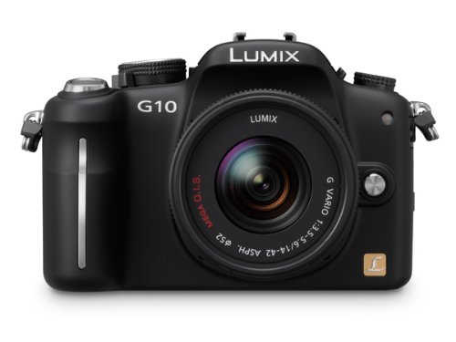 Panasonic Lumix G10 12.1MP Compact System Camera Kit - Black