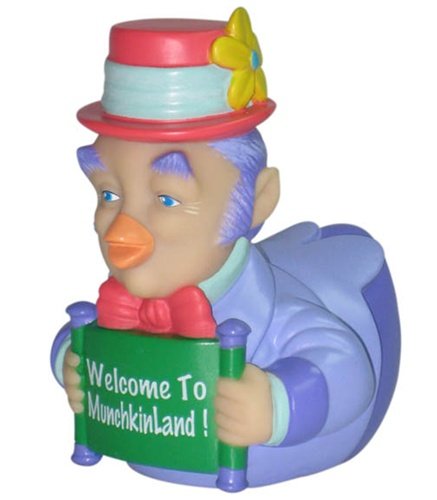 CelebriDucks Wizard of Oz Munchkin Mayor RUBBER DUCK Bath Toy