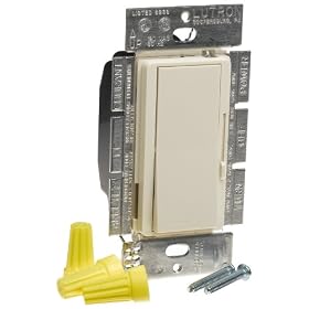 Lutron DVSC-600P-BI Diva 600W Single Pole Dimmer Biscuit by Lutron