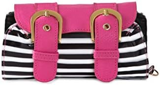 Purse Organizer Bread & Butter With Interior Pouches Coordinating Wristlet