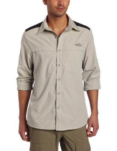 Bear Grylls Men's Original Long Sleeve Shirt, Metal, Large On Sale