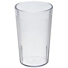 Cambro 950P 9.8 -Ounce Capacity 2-3/4-Inch Diameter by 4-3/8-Inch Height Camwear Clear Plastic Colorware Tumbler (Case of 12)