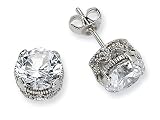 Cheryl M(tm) Sterling Silver Stud Earrings