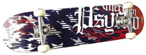 Hudora 12530 Skateboard Freak ABEC 5, kanadisches Ahornholz