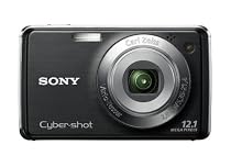 Sony Cybershot DSC-W220 Digital Camera - Black (12.1MP, 4x Optical Zoom)2.7 inch LCD