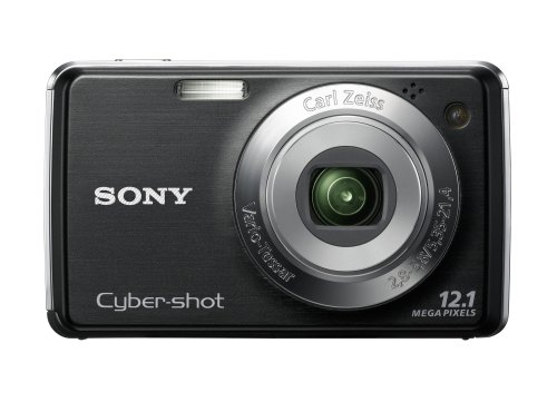 Sony Cybershot DSC-W220 Digital Camera - Black (12.1MP, 4x Optical Zoom)2.7 inch LCD