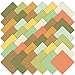 Moda Bella Solids Warm Charm Pack, 42 5-inch Cotton Fabric Squares