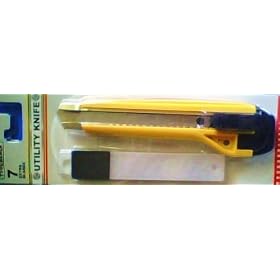 Utility Knife Cutter with 7 Blade Pack by TOOL BENCH