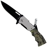 Best sale price for Trademark Spring Assisted Pocket Knife with LED Light. Free Shipping.