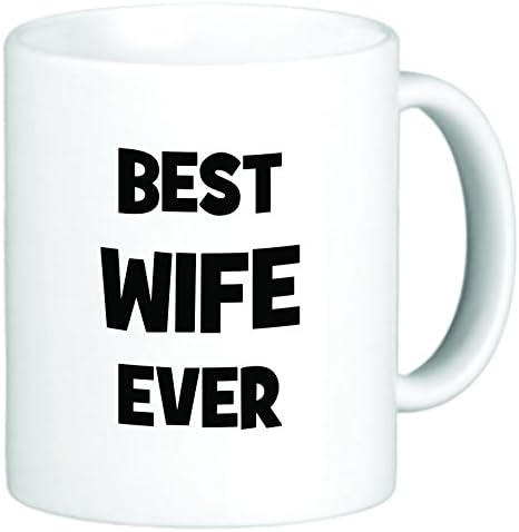 Rikki Knight Best Wife Ever 11 oz Ceramic Coffee Mug Cup