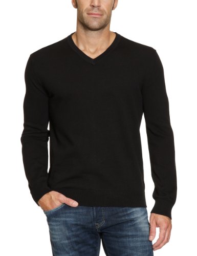 MEXX Herren Pullover H3RE0002, Gr. 48 (M), Schwarz (black 001) Preisvergleich