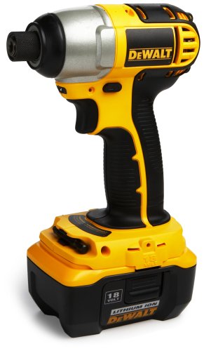 DEWALT DC827KL 18-Volt 1/4-inch Lithium Ion Impact Driver Kit with NANO Technology