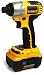 DEWALT DC827KL 18-Volt 1/4-inch Lithium Ion Impact Driver Kit with NANO Technology