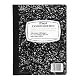 Mead Composition Book, 100 sheets, Wide Ruled, 1 Notebook, Black Marble (09910)
