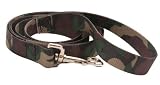 1" Woodland Camo Pattern Handmade Dog Leash