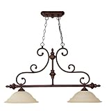 Capital 3077BB Traditional / Classic Bronze Island / Billard Light