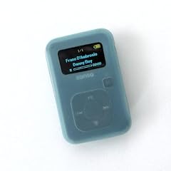 Silikon-H�lle/Tasche f�r SanDisk Sansa Clip Plus (Clip+), blau