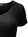 BH B.I.L.Y USA BILY Women's Plus Short Sleeve Jersey Tunic Top for Leggings with Side Pockets