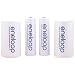 SANYO Eneloop Spacer Pack with 2 AA and 2 C-Size Spacers