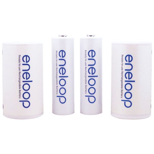 SANYO Eneloop Spacer Pack with 2 AA and 2 C-Size Spacers