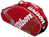 Wilson [K] Tour Triple Tennis Bag (Red)