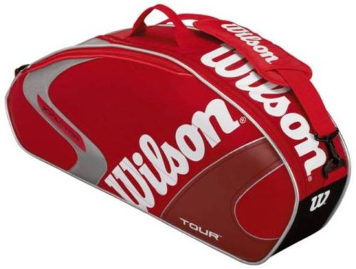 Wilson [K] Tour Triple Tennis Bag (Red)