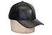 Emstate Genuine Cowhide Leather Unisex Adjustable Baseball Cap Made in USA (Purple)