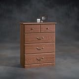 Sauder Orchard Hills 4 Drawer Chest in Carolina Oak Finish