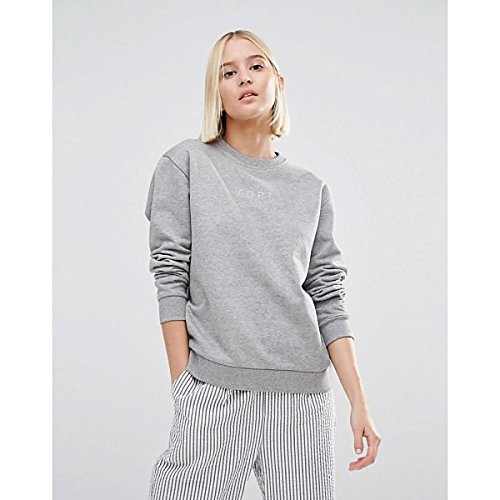アダプト アウター パーカ＆スウェット ADPT Cropped Co-ord Logo Sweatshirt Grey [並行輸入品]