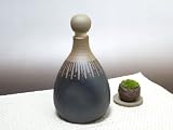 TAO・陶光菴[信楽焼]　ラジウムボトル tomaru 点紋（黒）の画像