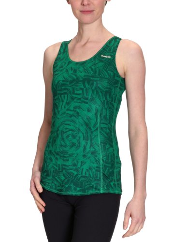 Reebok Damen Tennis Oberteil OTM Long Bra, vegetal green f11-r, 34, O42694 Preisvergleich