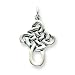 Sterling Silver Celtic Cross Pendant with 20 inch Sterling Silver Chain